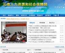 云南省人力资源和社会保障网案例展示